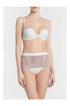 (2 pieces 9 fold) LA PERLA LADY PANTS BIANCA HIGH WAIST THIN YARN ELEGANT LACE TRIANGLE PANTS