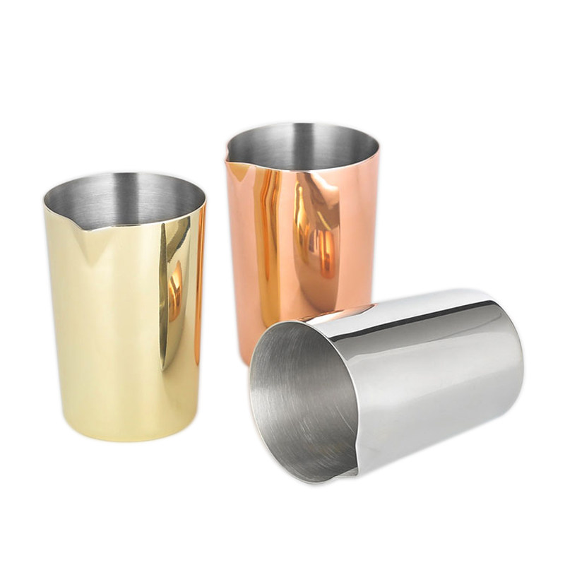 bar 98 stainless steel 304 coffee pull cup 500ml milk cup fancy pointed liquor cup spot