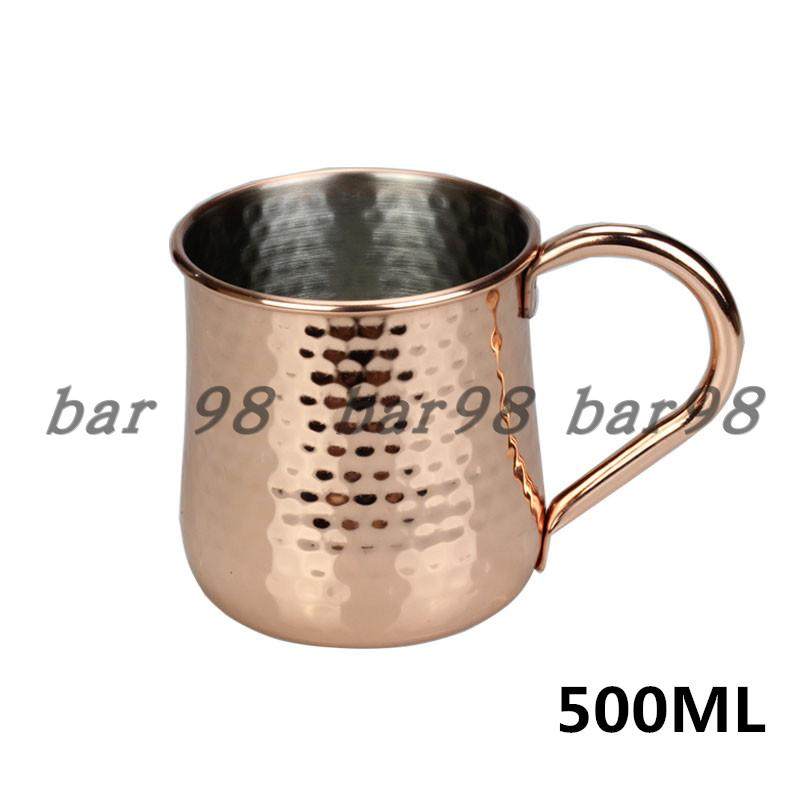 Stainless Steel Cocktails Cup Coffee Cup Hammer Point Bronze Cup Moscow Mullet Goblet Mocow Mule