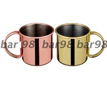 bar 98 Stainless Steel 304 Moscow Donkey Cup Thick Mug Cocktail Vodka Cup