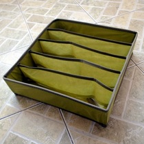 Underwear socks storage box 24 grid non-woven folding mens and womens underwear bra storage box partition finishing box