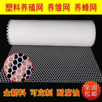 Thickened balcony protective net plastic flat net chicken breeding mesh anti-cat net anti-fall net fence isolation rubber net