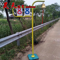 Finishing bell bell referee timing equipment copper bell mobile wheeled race lap card track and field competition scoreboard
