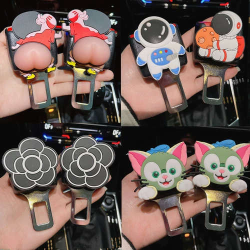Cartoon Cite Car Safety Plug -In Bayonet Extension Fixed Lock -Locking Co -Pilot Внутреннее ремень безопасности