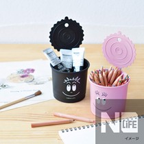 Domestic stock Japan limited Barbapapa Smile Can Pot Baba Dad storage box pen