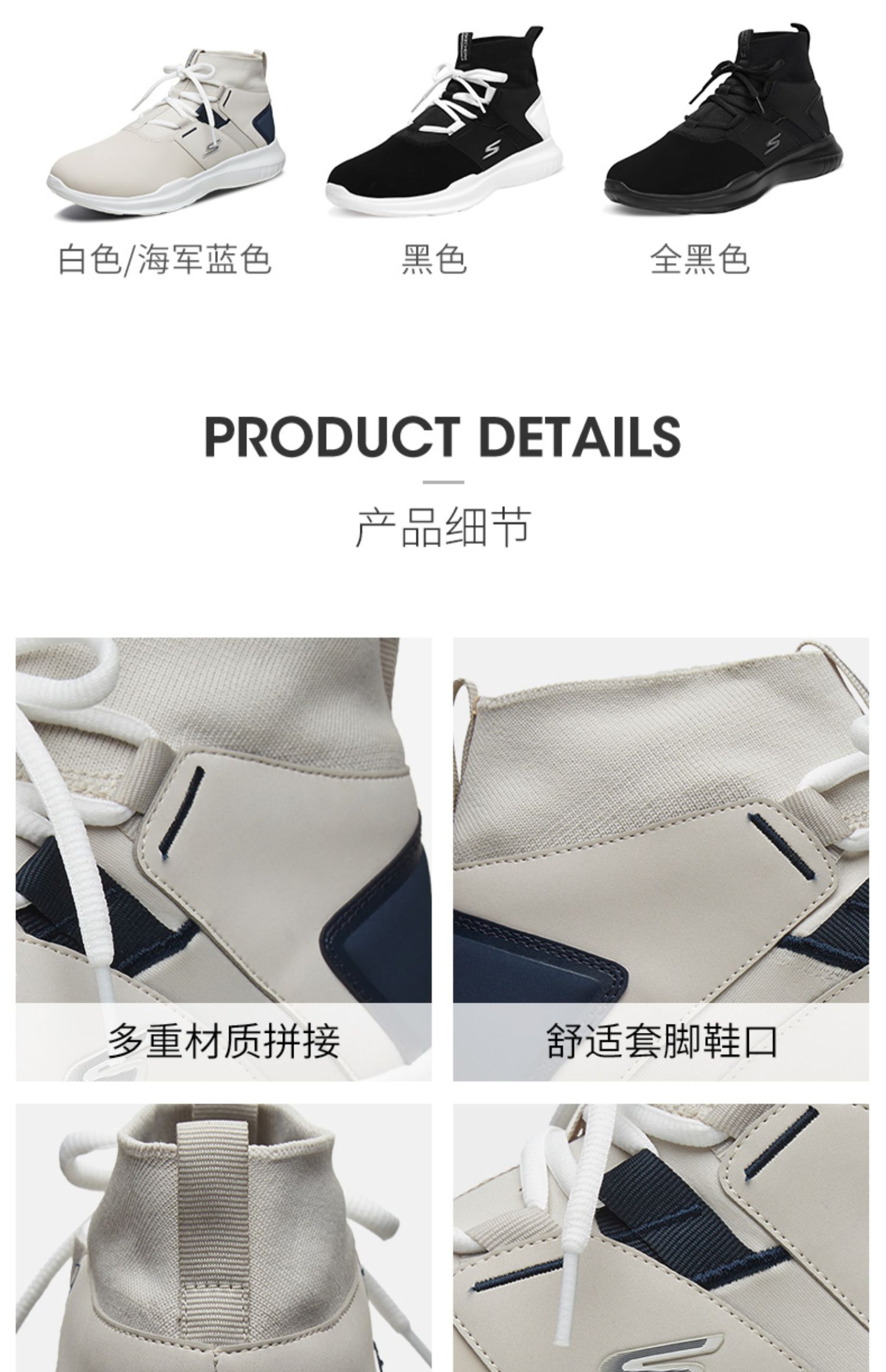 Skechers SKECHER đôi giày nam giày một chân che giày lười giày chạy giày thể thao giày thông thường 55118 - Giày chạy bộ giày sneaker nữ