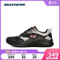 Skechers Skechers 2021 new summer mens and womens running shoes fashion stitching lightweight breathable sports shoes