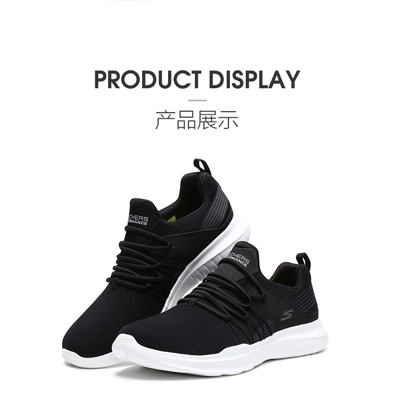 Giày nam Skechers SKECHER thời trang mới giày chạy bộ lười một đôi giày thể thao 54843 giày the thao nam hàng hiệu