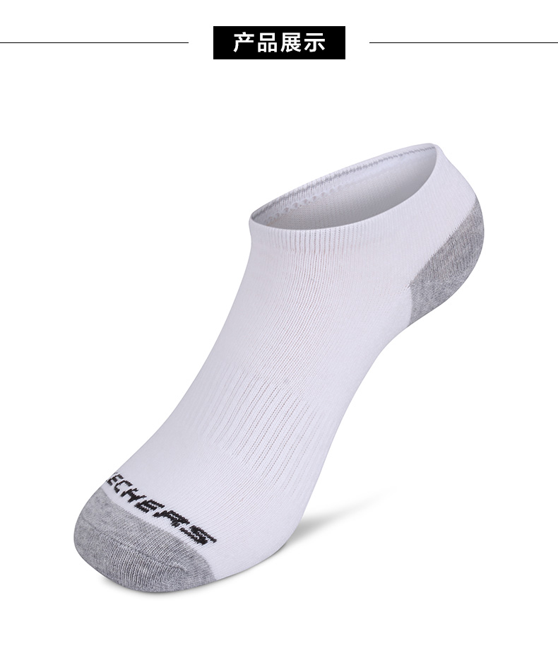 Skechers Vớ nữ SKECHER Mới đơn giản Vớ ngắn Thể thao Bít tất ba cặp SDSWF18Z022 tất thể thao nike