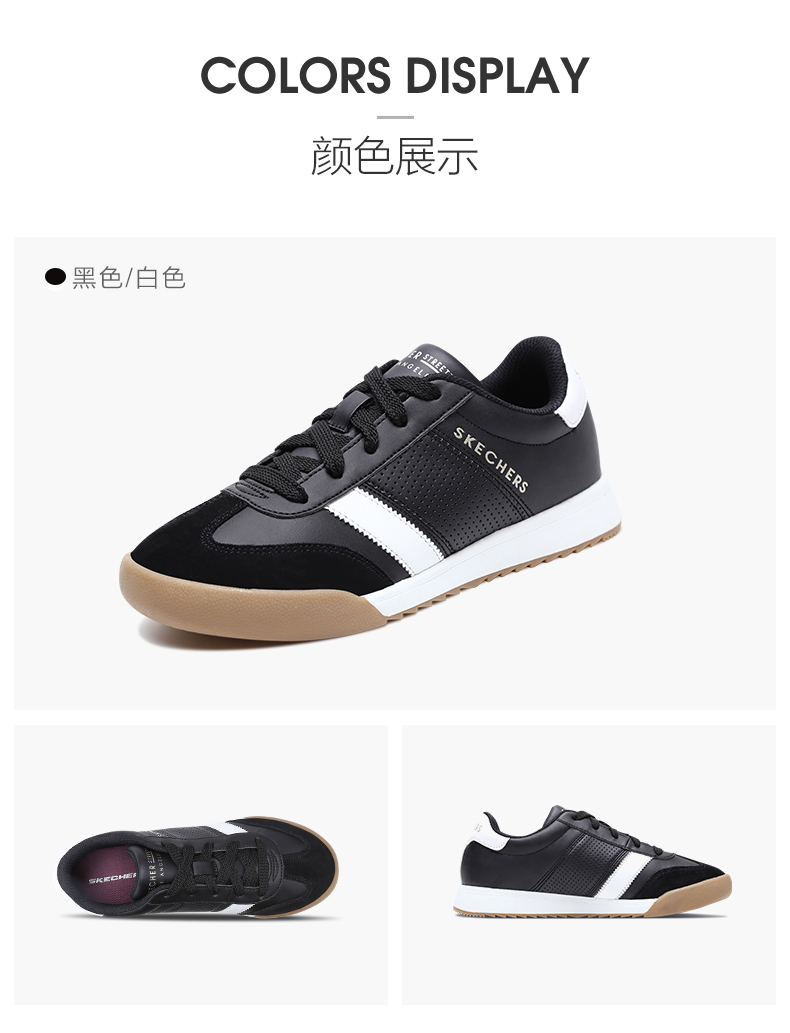 Skechers Skechers chàng trai giày thời trang mới giày thiếu niên kích thước nhỏ giày giày thường 93520L giày thể thao bé gái