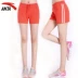 Quần short thể thao nữ Anta hè 2019 hè đan ba quần thể thao quần chạy quần sọc - Quần thể thao