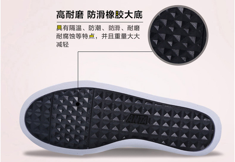 Giày nữ Anta mùa xuân Phiên bản Hàn Quốc của giày thủy triều màu trắng Giày trượt patin nhẹ giày đế thấp để giúp giày thể thao nữ giày the thao nam chính hãng