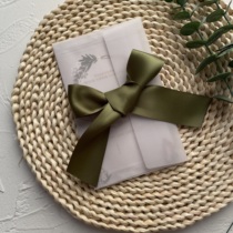 INS style diamond line edge invitation Personalized forest wedding invitation Wedding creative 2021 wedding custom European-style invitation