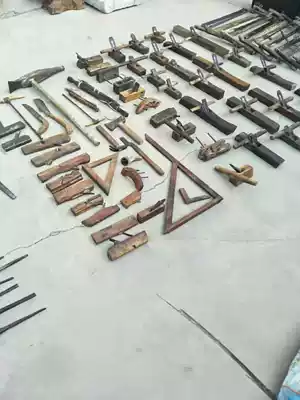 Old objects woodworking tools Daquan handmade Luban multifunctional set collection ornaments folk film and television props nostalgia