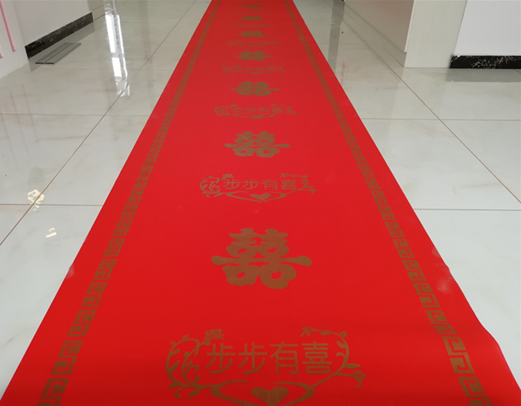 Dùng một lần hôn nhân đám cưới thảm đỏ thảm đỏ lễ khai mạc lễ hội dày thảm thảm đỏ - Thảm thảm cói