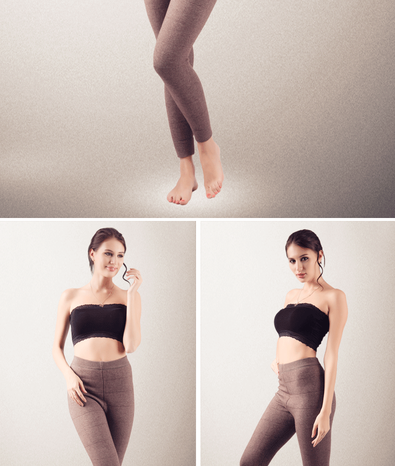 Pantalon collant jeunesse simple en laine - Ref 756128 Image 38