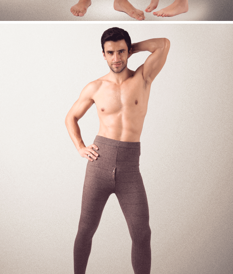 Pantalon collant jeunesse simple en laine - Ref 756128 Image 35