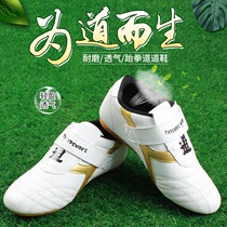 Taekwondo shoes Childrens mens training soft bottom womens style beginners adult shoes martial arts shoes breathable Thai boxing shoes