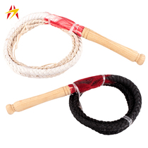 Handmade pure cowhip whip martial arts show top Shepherd whip White Black