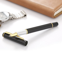 Metal neutral pen signature pen water High School Black Signature Pen carbon pen business office file treasure ball pen signature pen 0 5 neutral refill office supplies stationery custom lettering LOGO signature