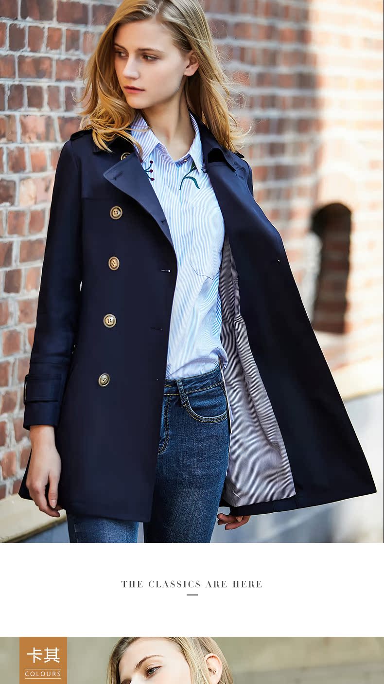 Trench pour femme en Polyester en Polyester - Ref 3226019 Image 18