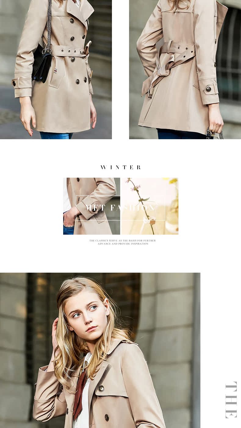 Trench pour femme en Polyester en Polyester - Ref 3226019 Image 20