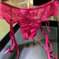 Black Rose Red Lace Pendant Socks with Tiny Wild Sexy Free Silk Stockings