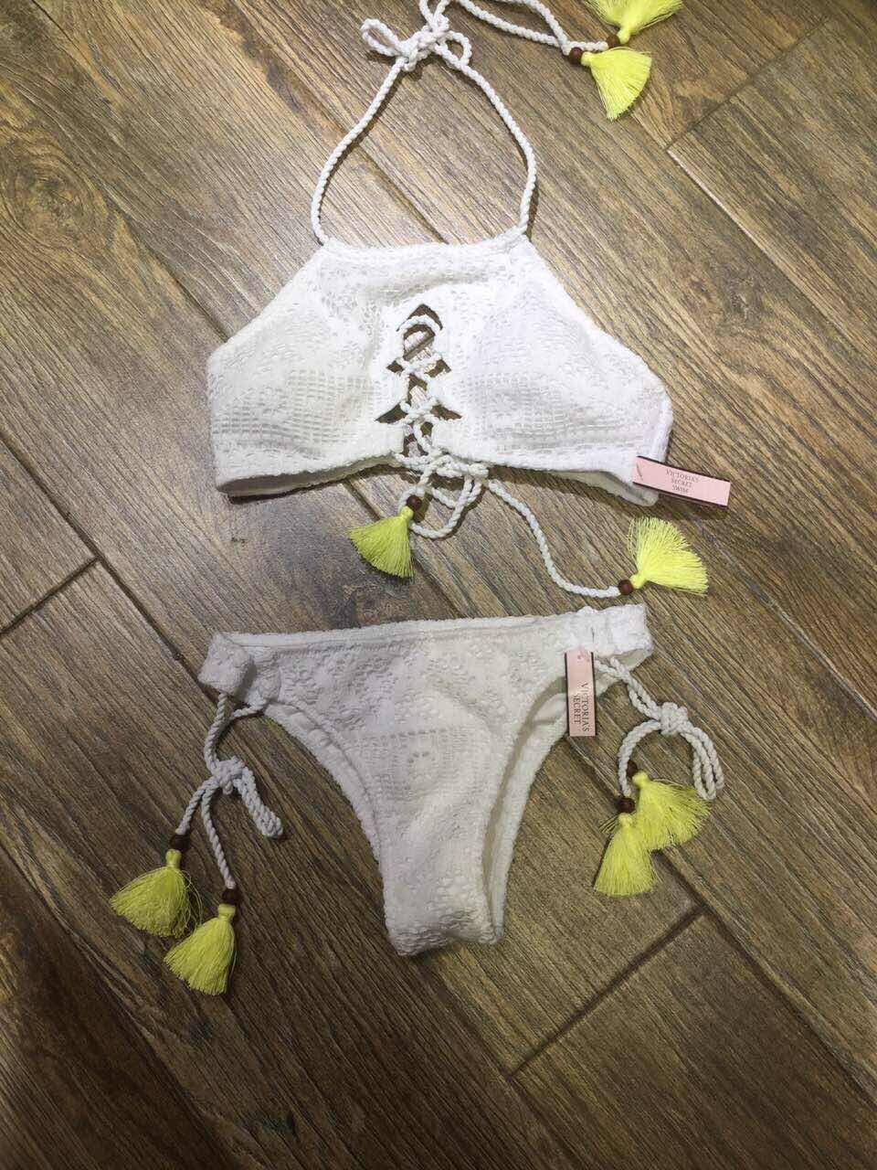 Swimsuit white sexy lacing bikini low waist T pants bikini female bum dpants swimsuit