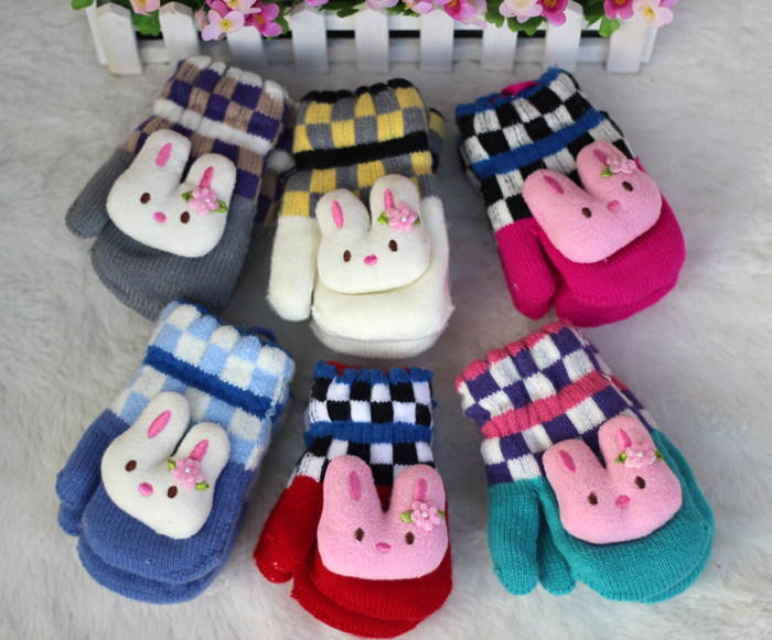 Gants pour enfants en cachemire - Ref 2147867 Image 7