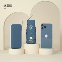 Коробка на молнии 60 % золотистого медведя-синего