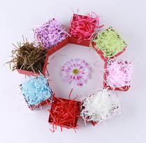 Ziyun personality wedding supplies creative candy box color raffia grass shredded paper birthday gift box filling