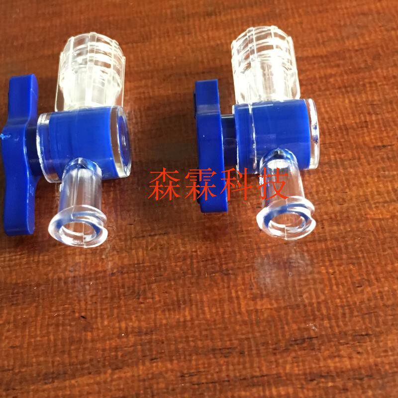 Point Gum Valve Switch Valve Stop Glue Leakage valve Ruhr Ertong Valve needle valve Point Glue Fitting Blue Rotary Divia Valve