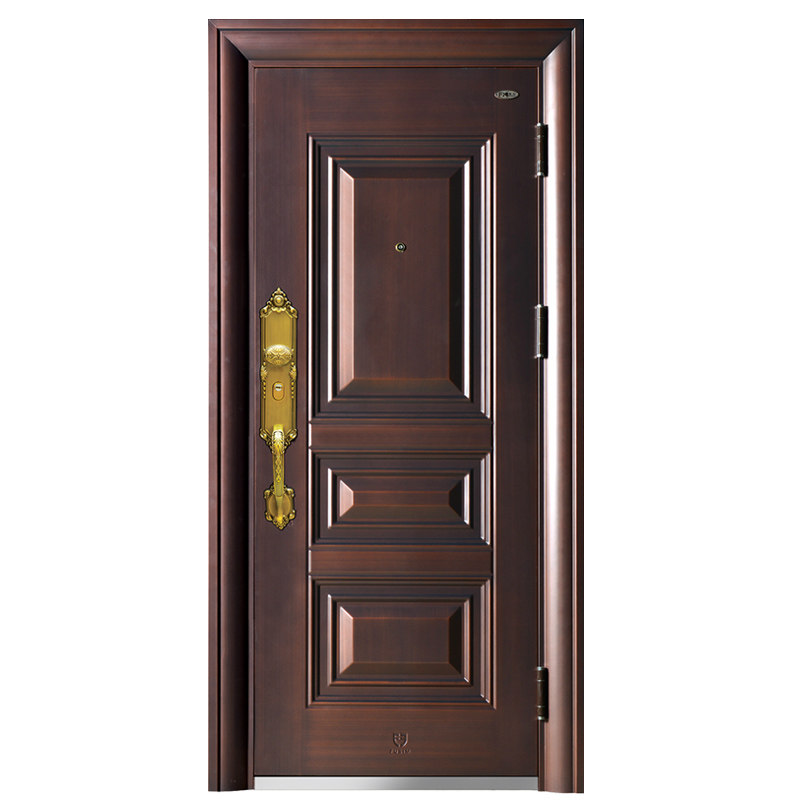 FUSIM Fuxin Antique Bronze Gate Sun Sun Shower Simulation Copper Gate Entrance Iron Door Security Door Entrance Door Package Installation