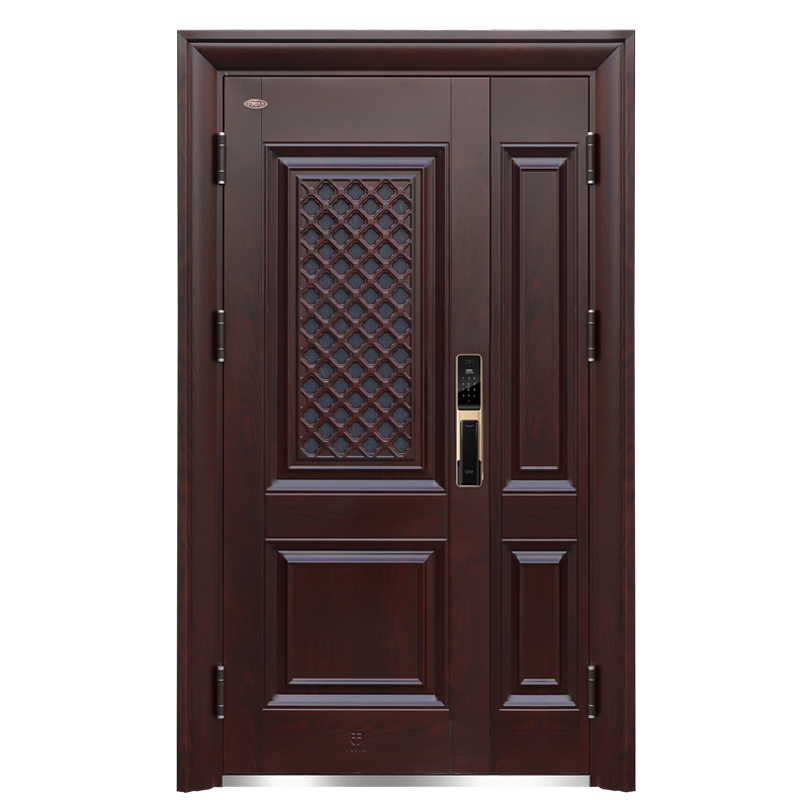 FUSIM Paris spring ventilation mother and child door middle door Fuxin class A security door custom household entry door