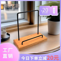 Black Gum Record Holder Record Shelf Cd Show Shelf Lp Containing Shelf Solid Wood Record Containing Shelf