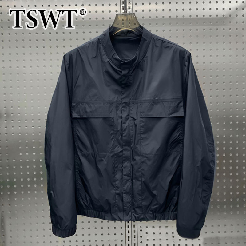 High-End Black Workwear Jacket for Men, Spring and Autumn 2026 New Style, Slim Fit, Casual Versatile Baseball Jacket for Men