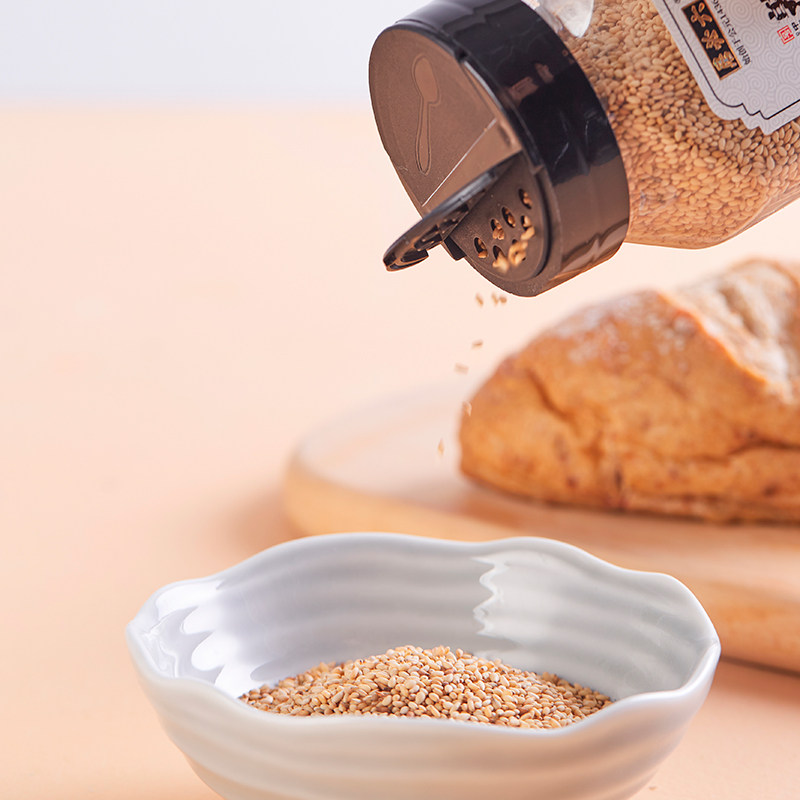 中华老字号 六必居 熟白芝麻 210g*2瓶 天猫优惠券折后￥19.9包邮（￥59.9-40）