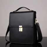 Кожаная портативная сумка на одно плечо, сумка через плечо, вместительная и большая барсетка