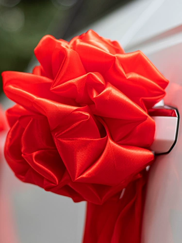 Водить машину красный цветок автомобиль Новый автомобиль свадебный свадебный праздничный праздник завеса