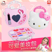 Hello Kitty Childrens cosmetics Princess Makeup Box Set Lipstick girl Little girl toy Birthday gift 3 a 9