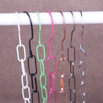 Full 10 metal clothing store chain display chain hanging clothes chain adhesive hook ring iron ring