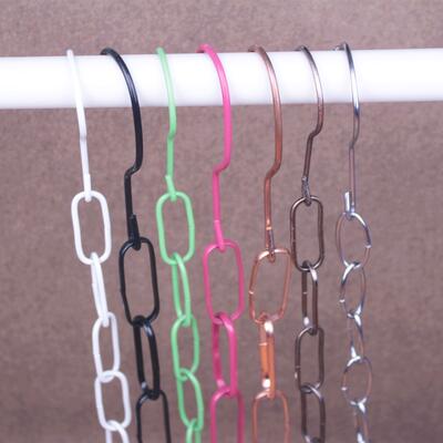 Free shipping for orders over 10 metal clothing store chains, display chains, hanging clothes chains, hooks, lifting rings, and iron rings