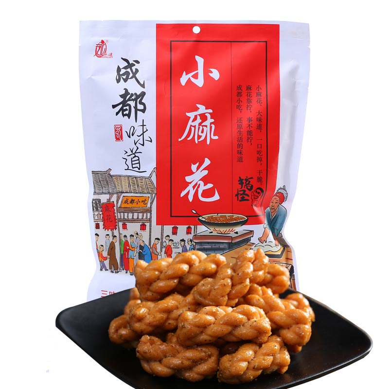 【永进】四川小麻花三种口味410g