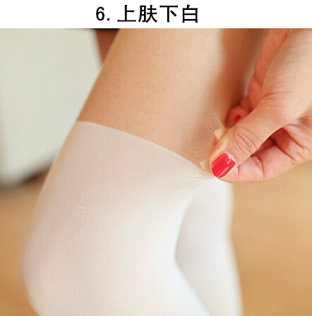 Phụ nữ cá tính mở giả mùa xuân và mùa thu cao vớ dễ thương mùa xuân pantyhose mùa hè jumpsuit phim hoạt hình dính liền Hàn Quốc.