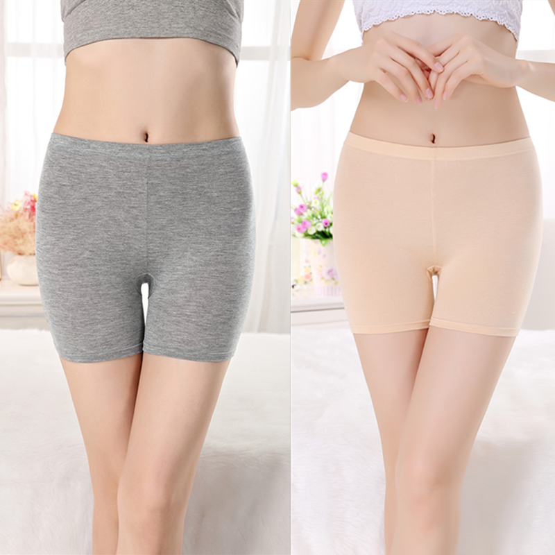 Womens quần an toàn để ngăn chặn ánh sáng womens quần short mùa hè ren nhà vải kích thước lớn lăm điểm nhấn phẳng lót đáy.