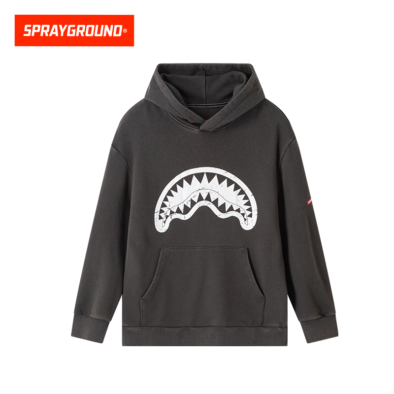 Sprayground Shark Mouth Trendy Brand Sweatshirt Retro Casual Hoodie Loose Jacket Sg W1113307