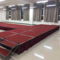 Hotel mobile stage School speech Kindergarten Folding catwalk lifting Wedding event stage Steel shelf