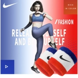 Nike, короткие баскетбольные теннисные напульсники подходит для мужчин и женщин для спортзала для тренировок, впитывают пот и запах