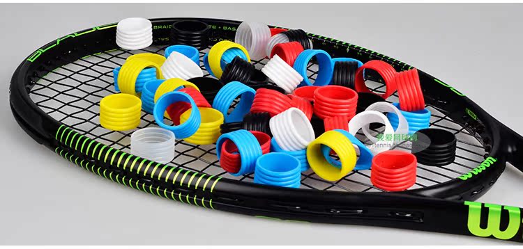 GUIDE TAAN vợt tennis nhỏ chùm vòng cố định tay nhựa nhựa chùm vòng xử lý phụ kiện mười vợt tennis giá rẻ