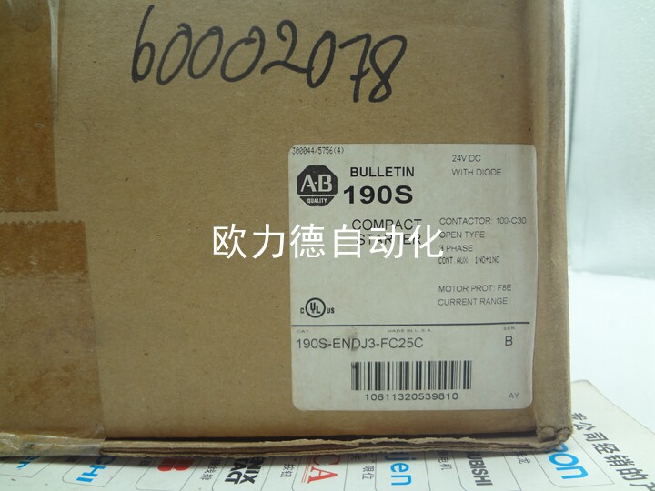 A-B AB Rockwell 190S-ENDJ3-FC25C 140M-F8E-C25 100-C30Z*00